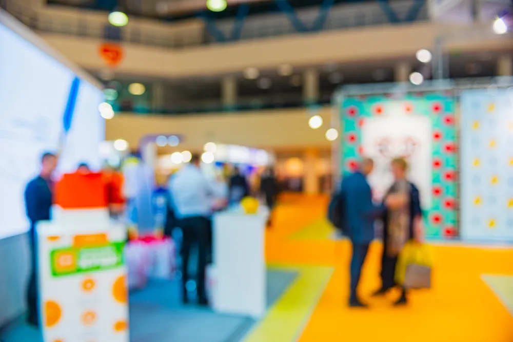 A CPG trade show exhibition